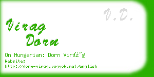 virag dorn business card